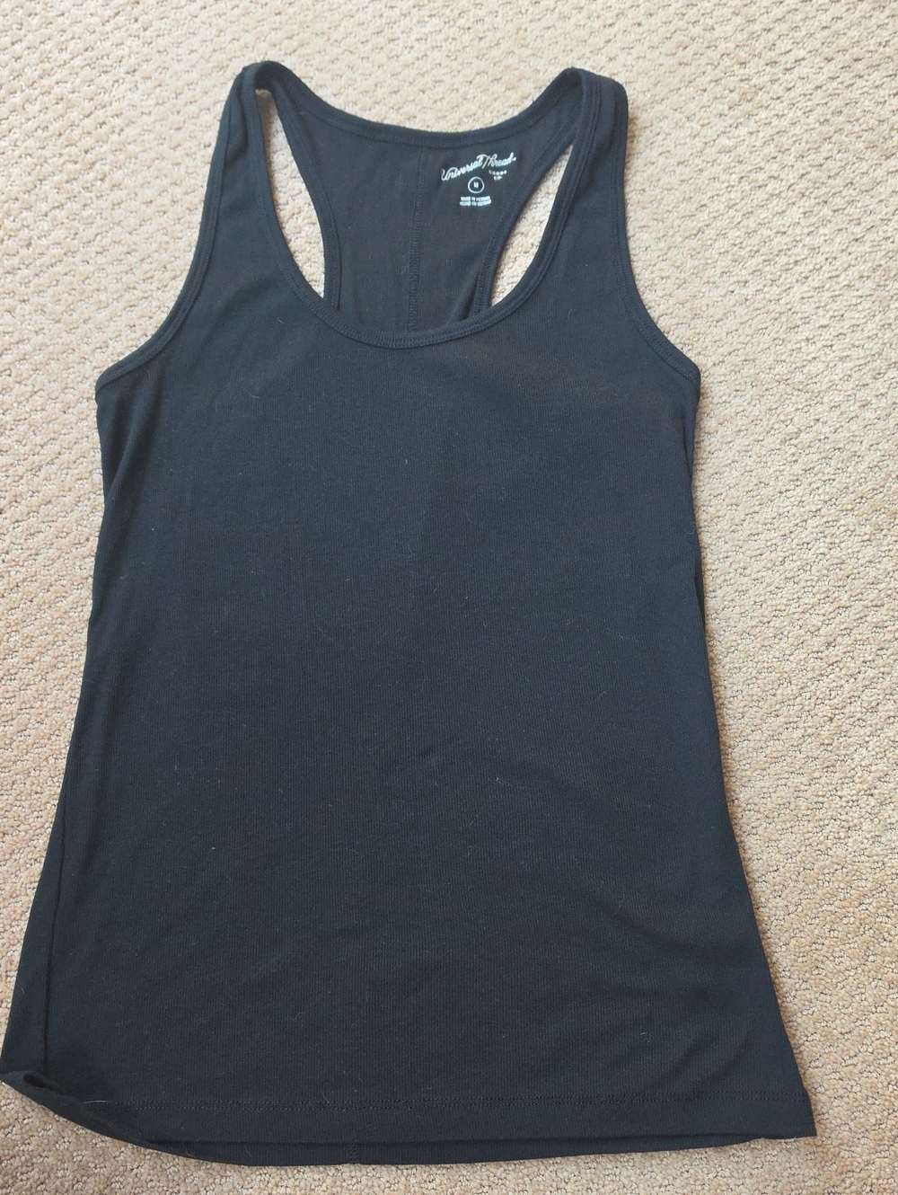 Universal Thread Black Racerback Tank, Med